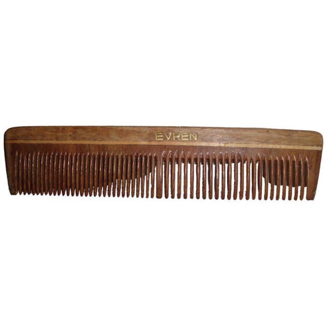 Handcrafted Neem Wood Comb - Anti Dandruff, Non-Static and Eco-friendly